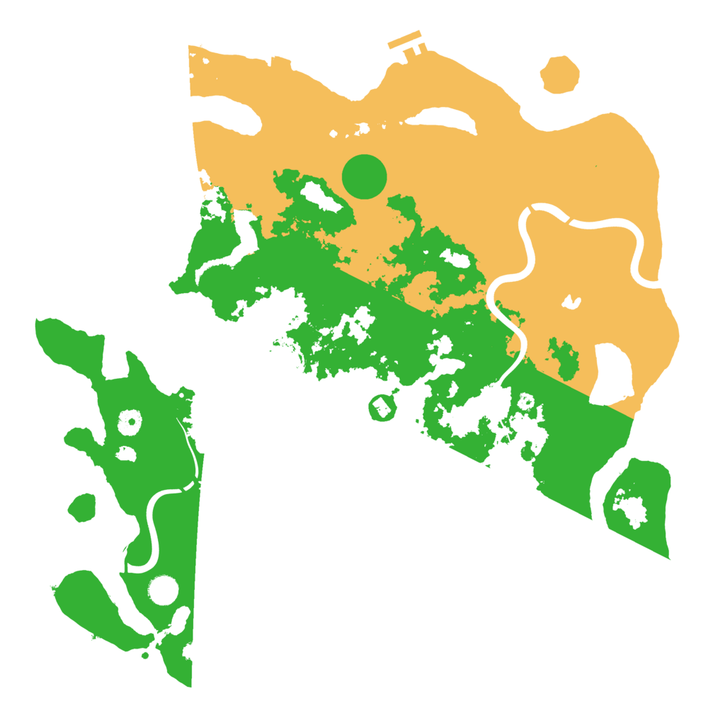 Biome Rust Map: Procedural Map, Size: 4250, Seed: 574027214
