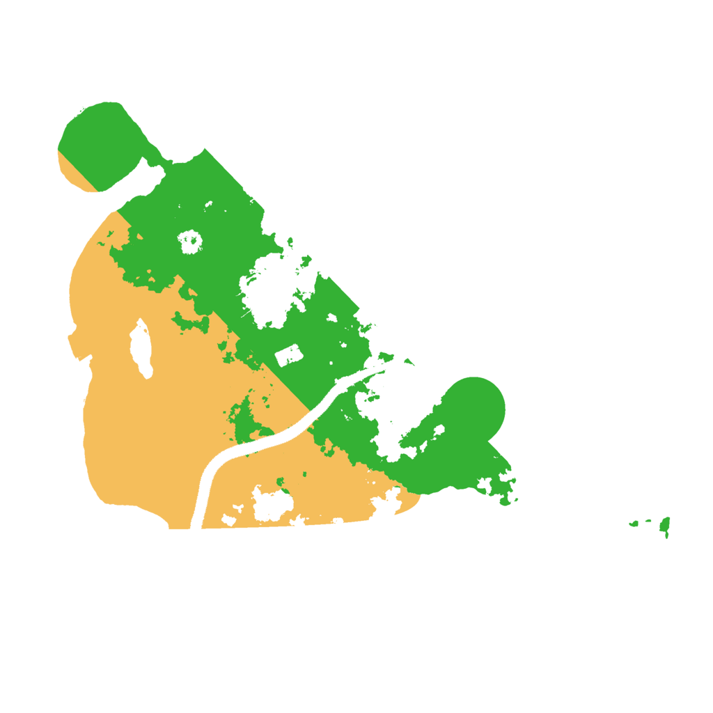 Biome Rust Map: Procedural Map, Size: 3000, Seed: 1308142195