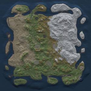 Thumbnail Rust Map: Procedural Map, Size: 4500, Seed: 179455760, 19 Monuments