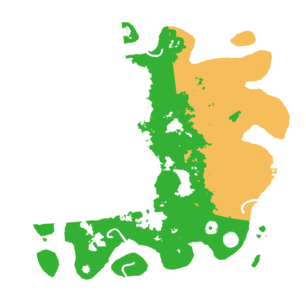 Biome Rust Map: Procedural Map, Size: 3500, Seed: 1594168100