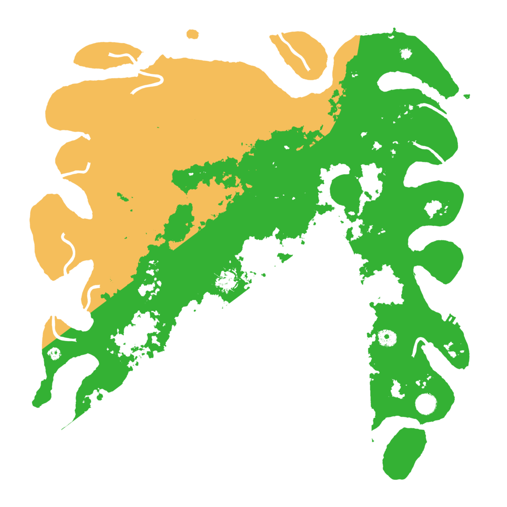 Biome Rust Map: Procedural Map, Size: 4250, Seed: 3940523