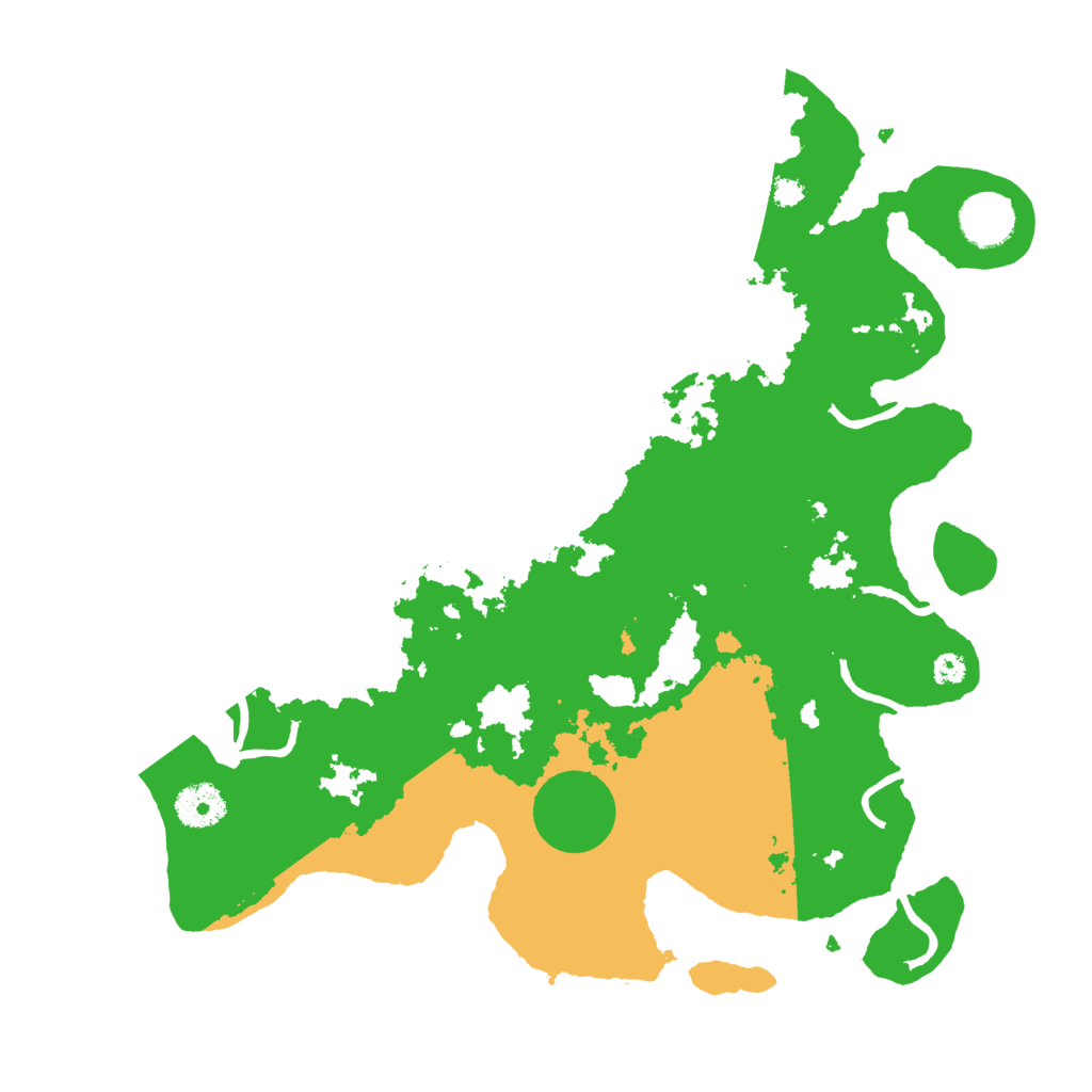 Biome Rust Map: Procedural Map, Size: 3500, Seed: 1753978557