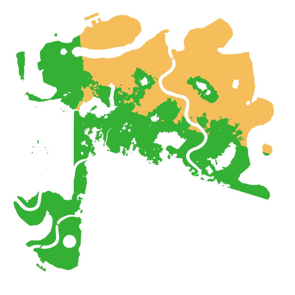 Biome Rust Map: Procedural Map, Size: 4000, Seed: 92518920