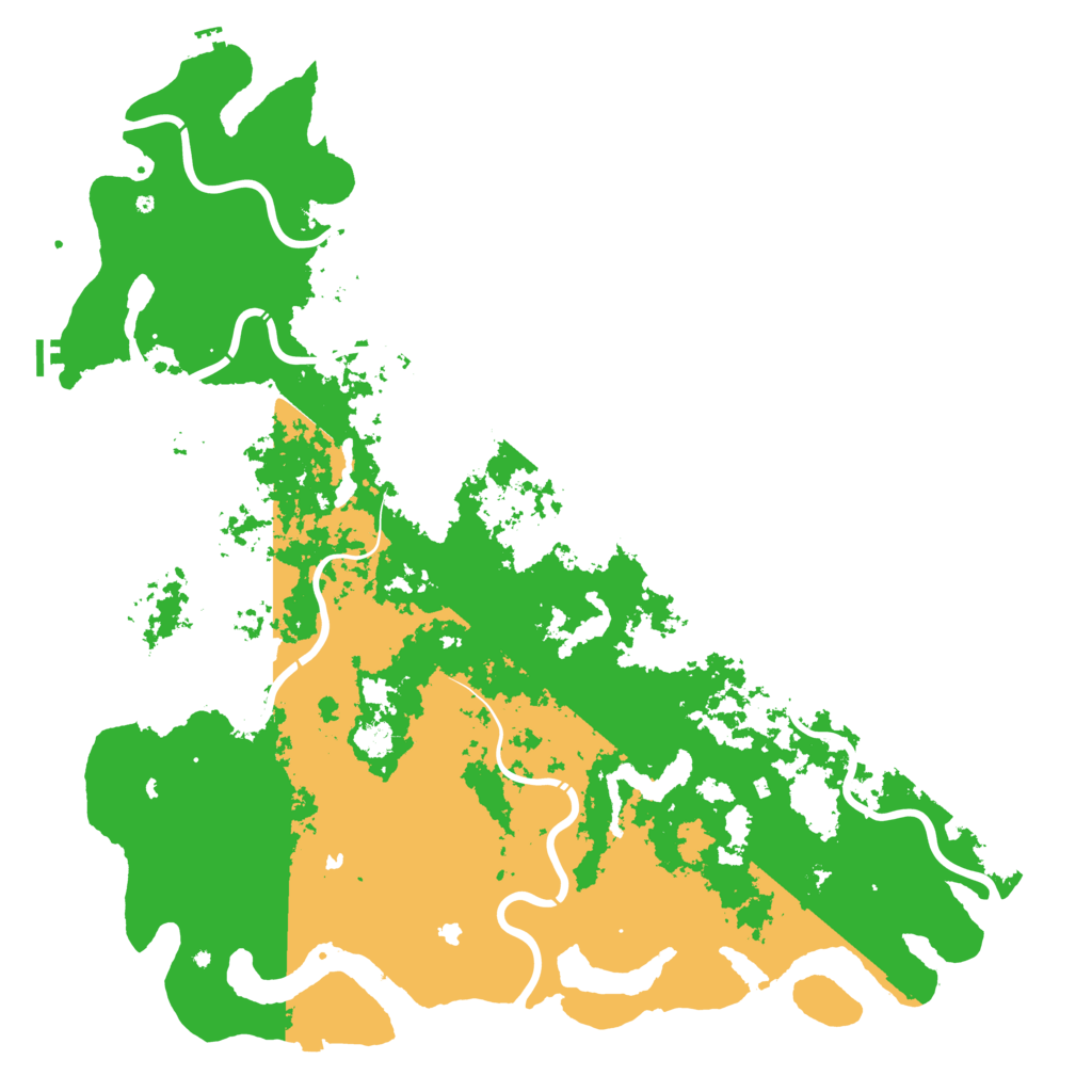 Biome Rust Map: Procedural Map, Size: 6000, Seed: 1703