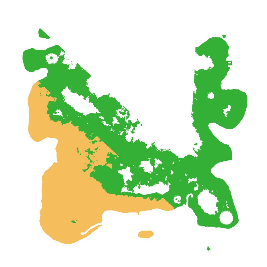 Biome Rust Map: Procedural Map, Size: 3500, Seed: 1342347296