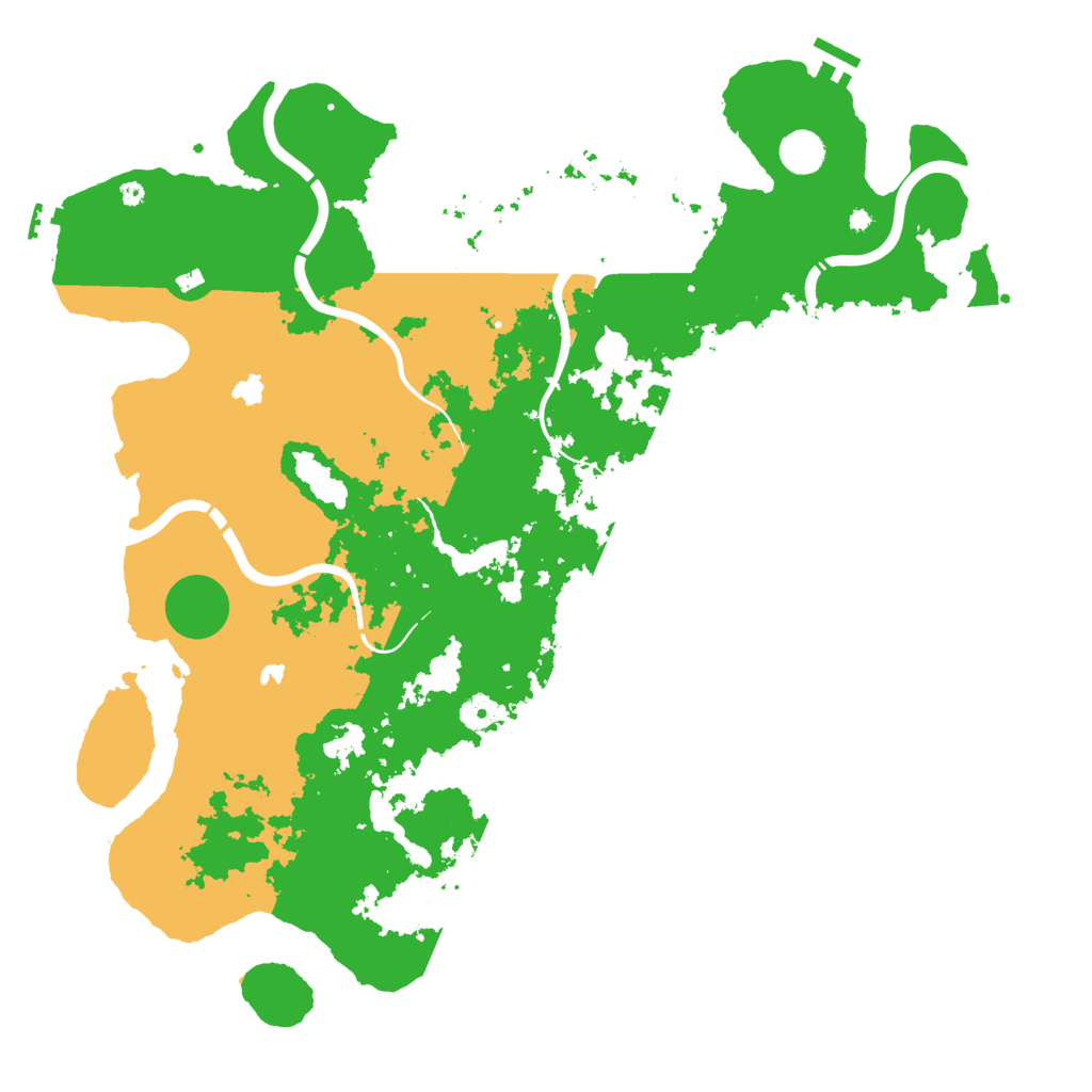 Biome Rust Map: Procedural Map, Size: 4500, Seed: 20978758