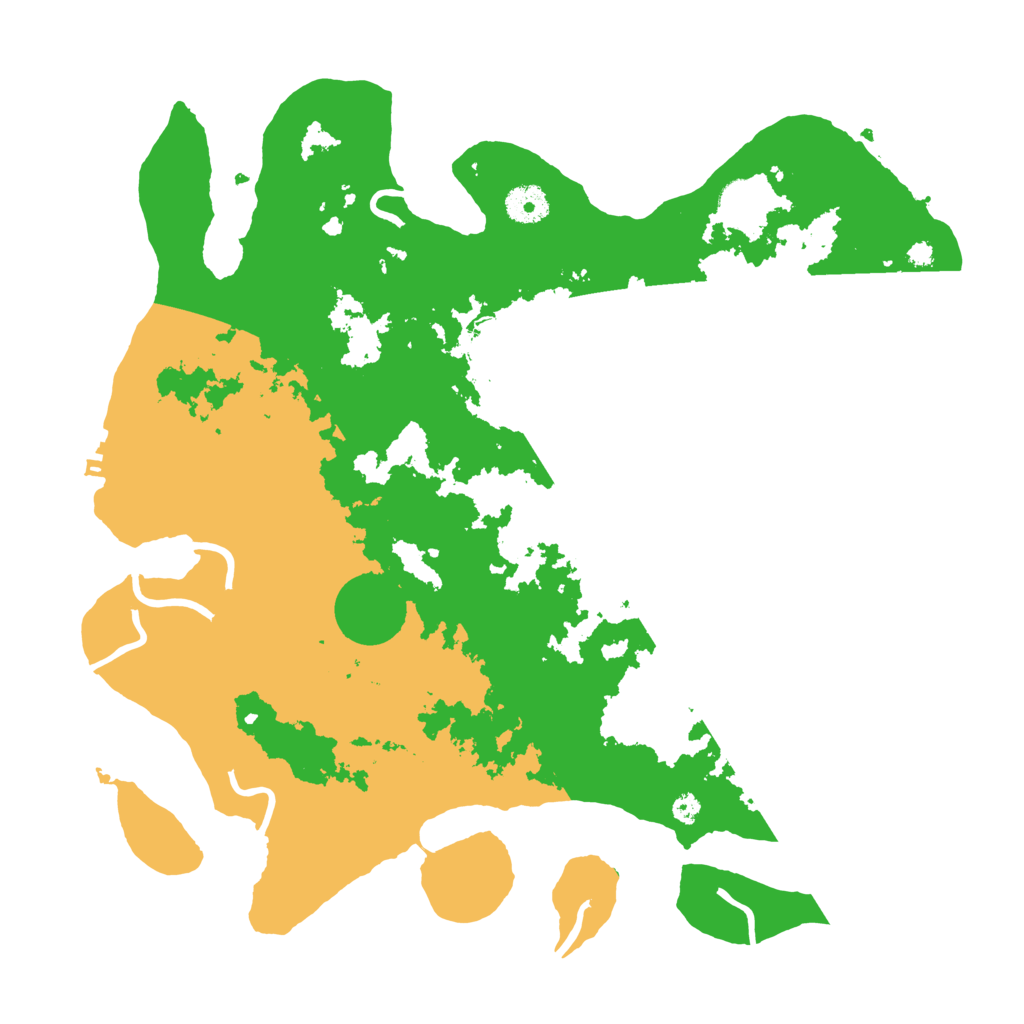 Biome Rust Map: Procedural Map, Size: 3800, Seed: 6499425