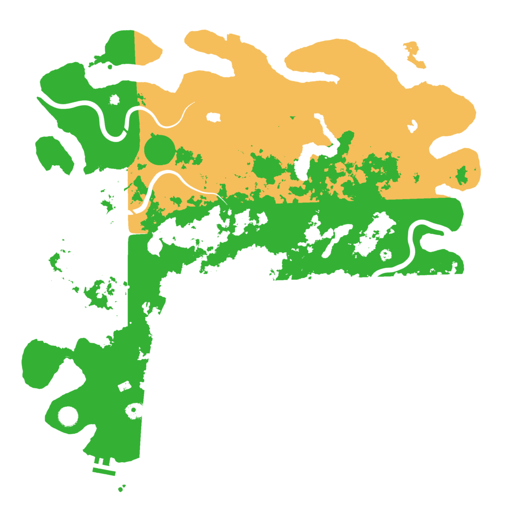 Biome Rust Map: Procedural Map, Size: 4500, Seed: 134267