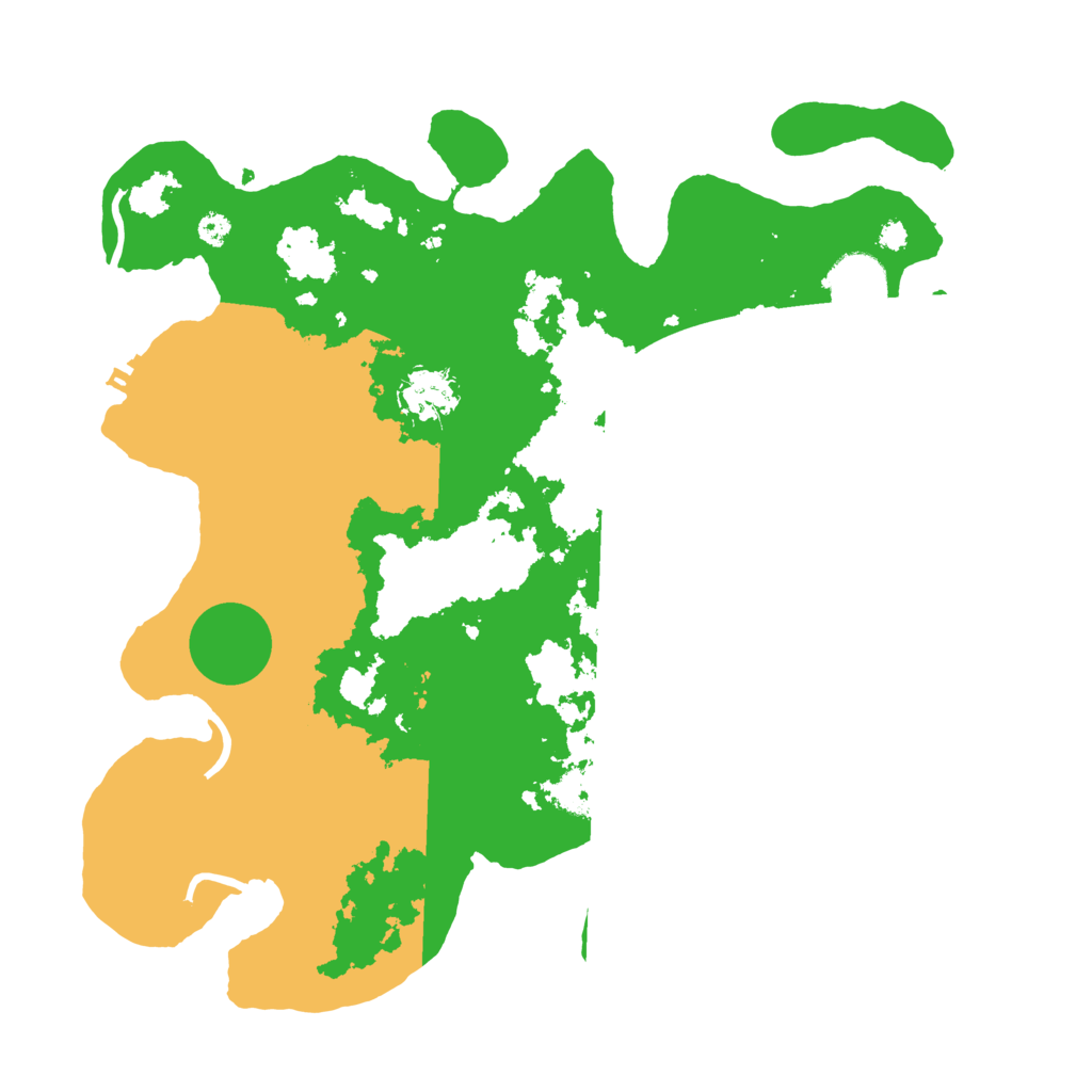 Biome Rust Map: Procedural Map, Size: 3500, Seed: 65215209