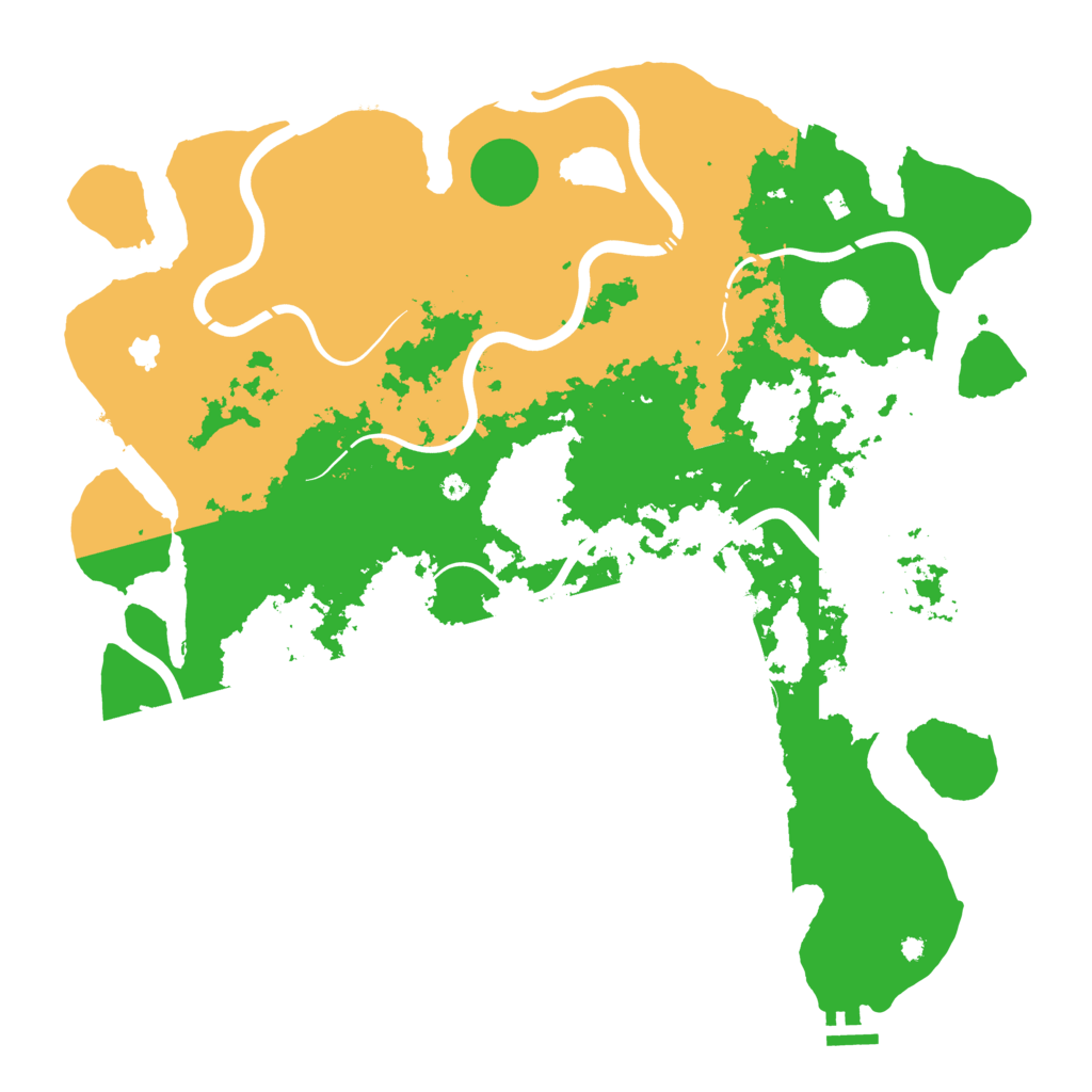 Biome Rust Map: Procedural Map, Size: 4250, Seed: 61022