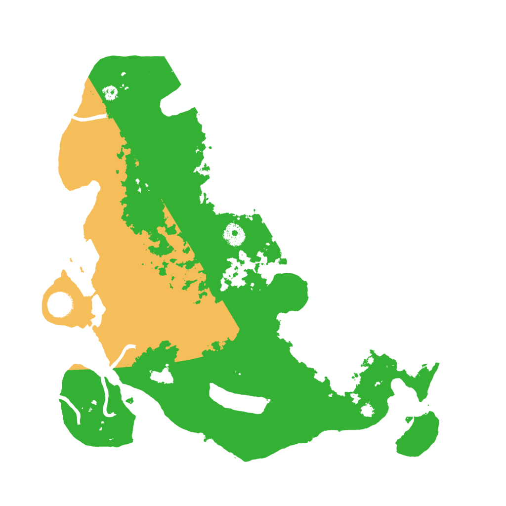 Biome Rust Map: Procedural Map, Size: 3500, Seed: 14097712