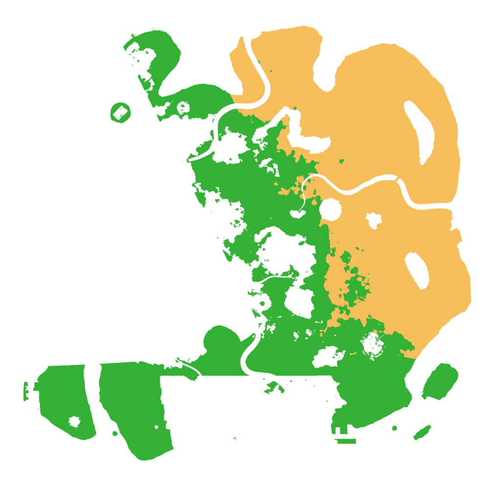 Biome Rust Map: Procedural Map, Size: 4000, Seed: 2687