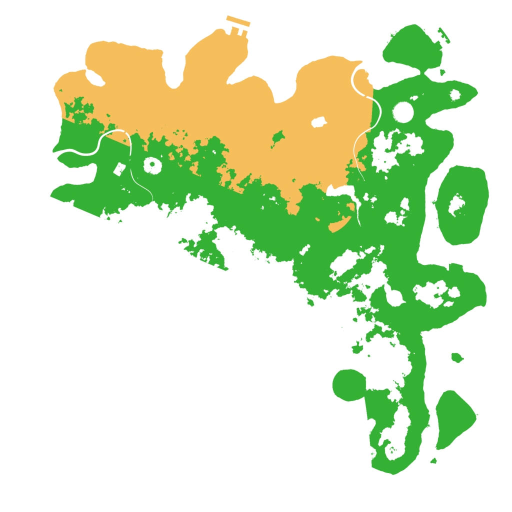 Biome Rust Map: Procedural Map, Size: 4300, Seed: 508744288