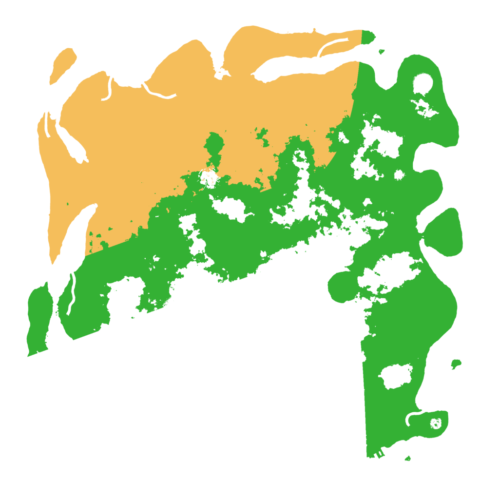 Biome Rust Map: Procedural Map, Size: 4500, Seed: 422733582