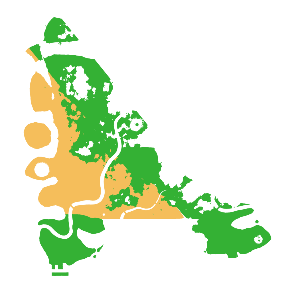 Biome Rust Map: Procedural Map, Size: 3500, Seed: 6912