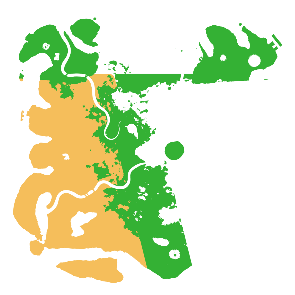 Biome Rust Map: Procedural Map, Size: 4250, Seed: 1210400294