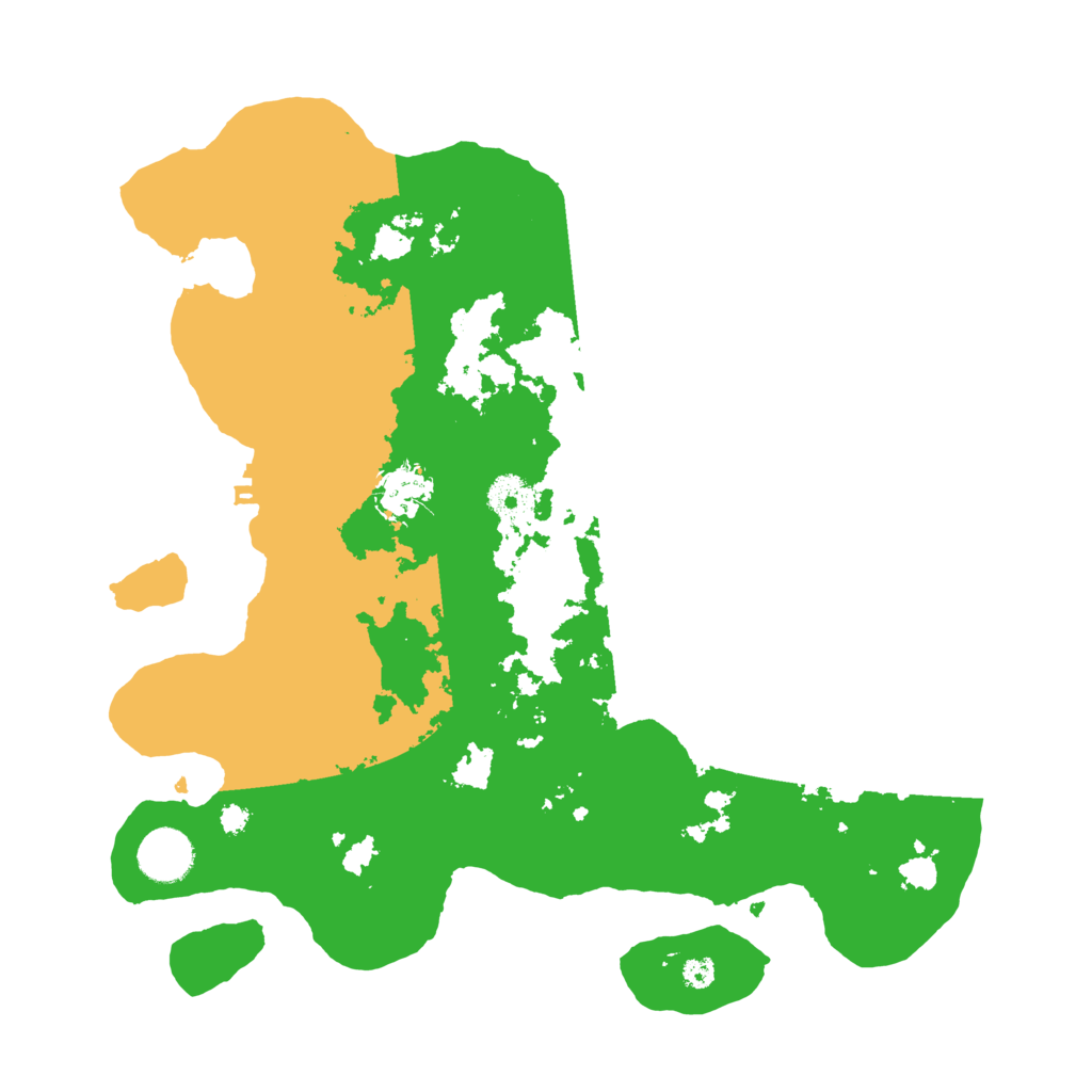 Biome Rust Map: Procedural Map, Size: 3500, Seed: 1334210051