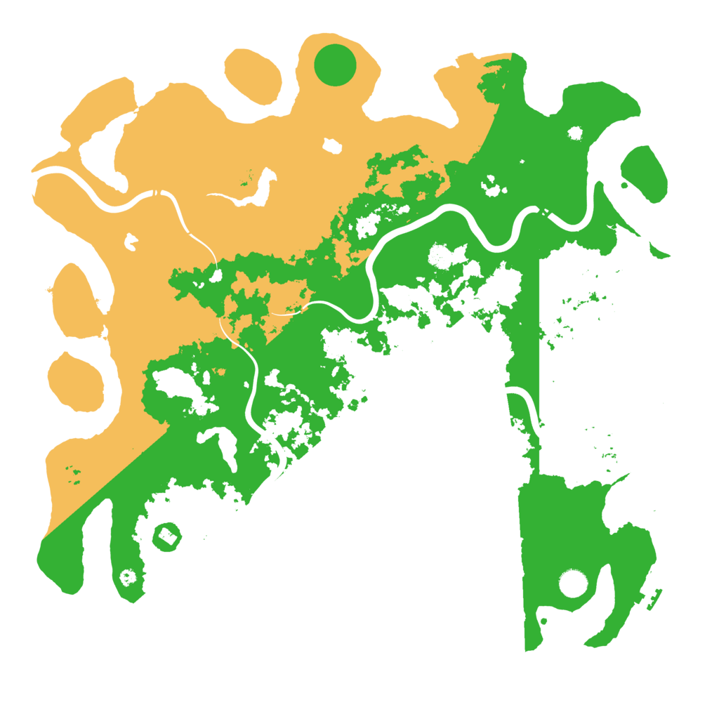 Biome Rust Map: Procedural Map, Size: 4500, Seed: 36781