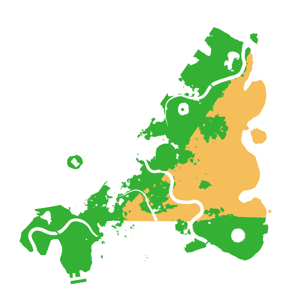 Biome Rust Map: Procedural Map, Size: 3750, Seed: 6246