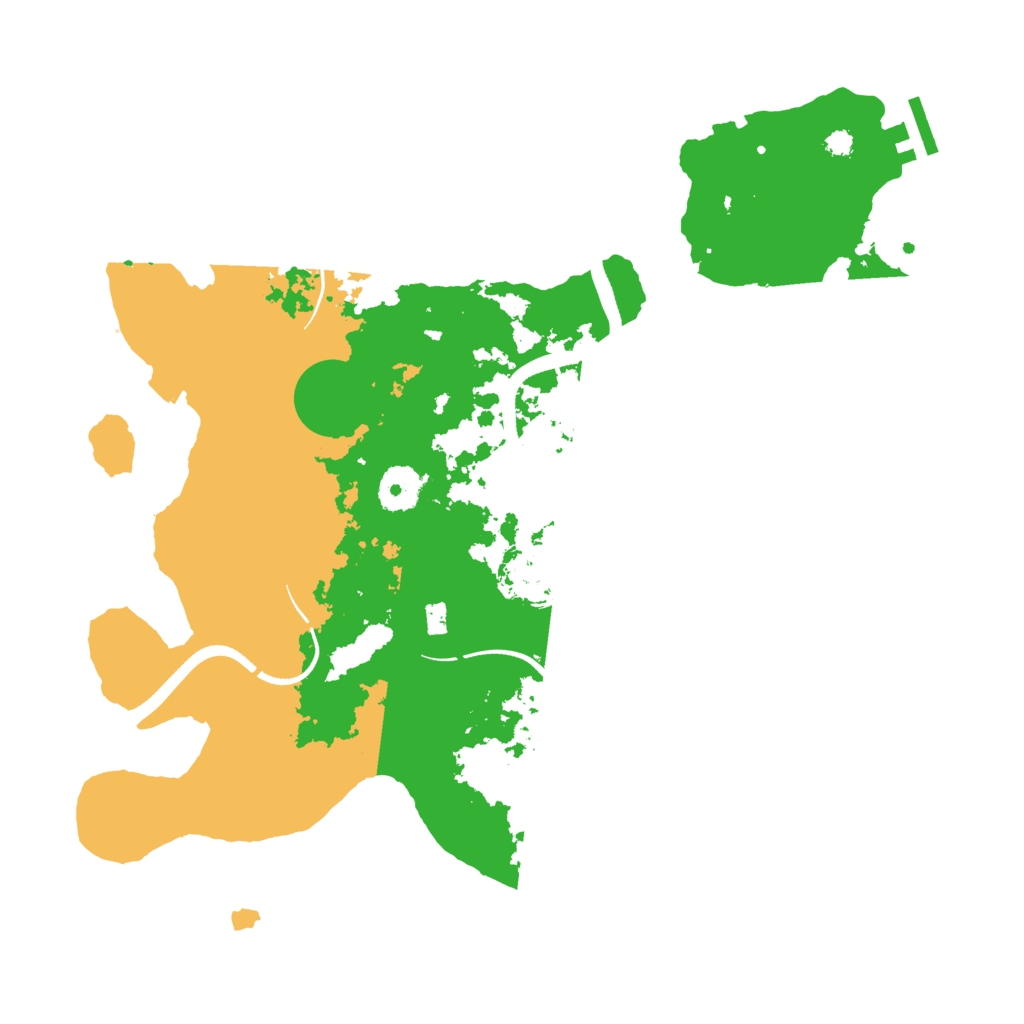 Biome Rust Map: Procedural Map, Size: 3500, Seed: 9800145