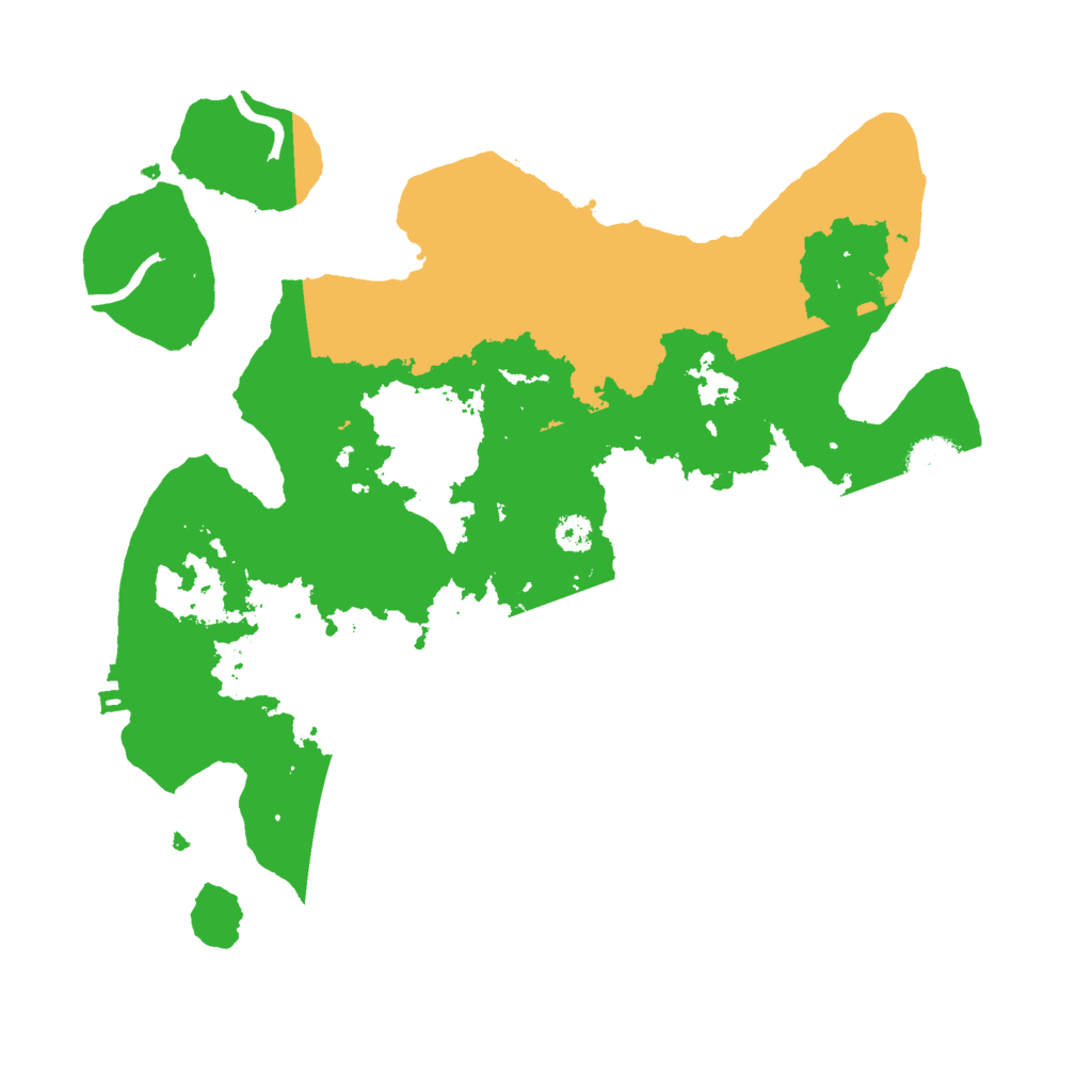 Biome Rust Map: Procedural Map, Size: 3000, Seed: 8207563