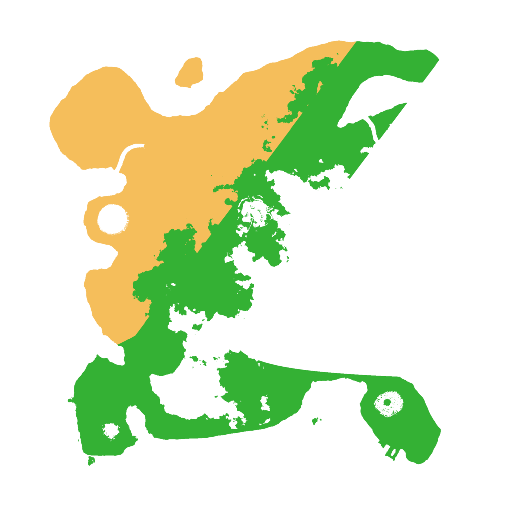 Biome Rust Map: Procedural Map, Size: 3000, Seed: 3079815