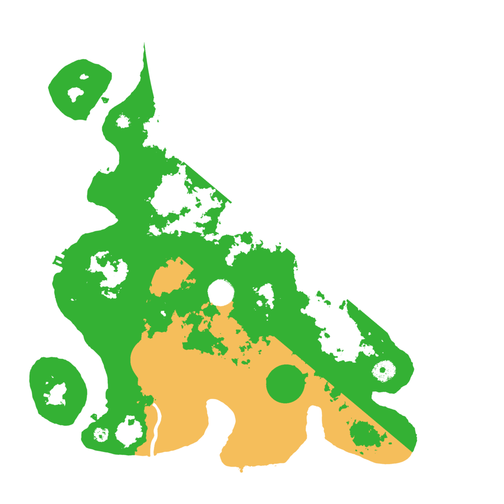 Biome Rust Map: Procedural Map, Size: 3500, Seed: 2055960290