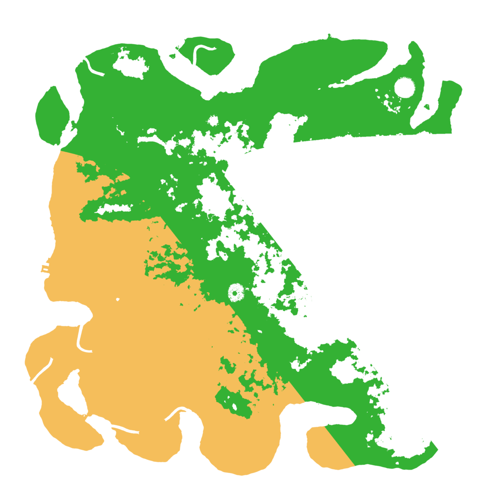 Biome Rust Map: Procedural Map, Size: 4300, Seed: 509805613