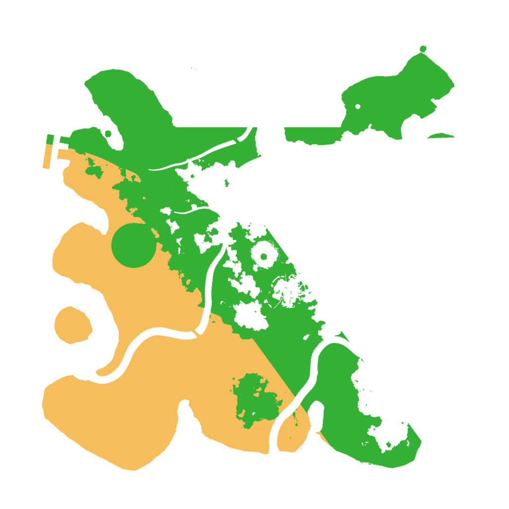 Biome Rust Map: Procedural Map, Size: 3000, Seed: 27564