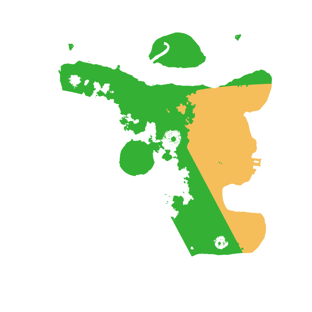 Biome Rust Map: Procedural Map, Size: 2500, Seed: 4004