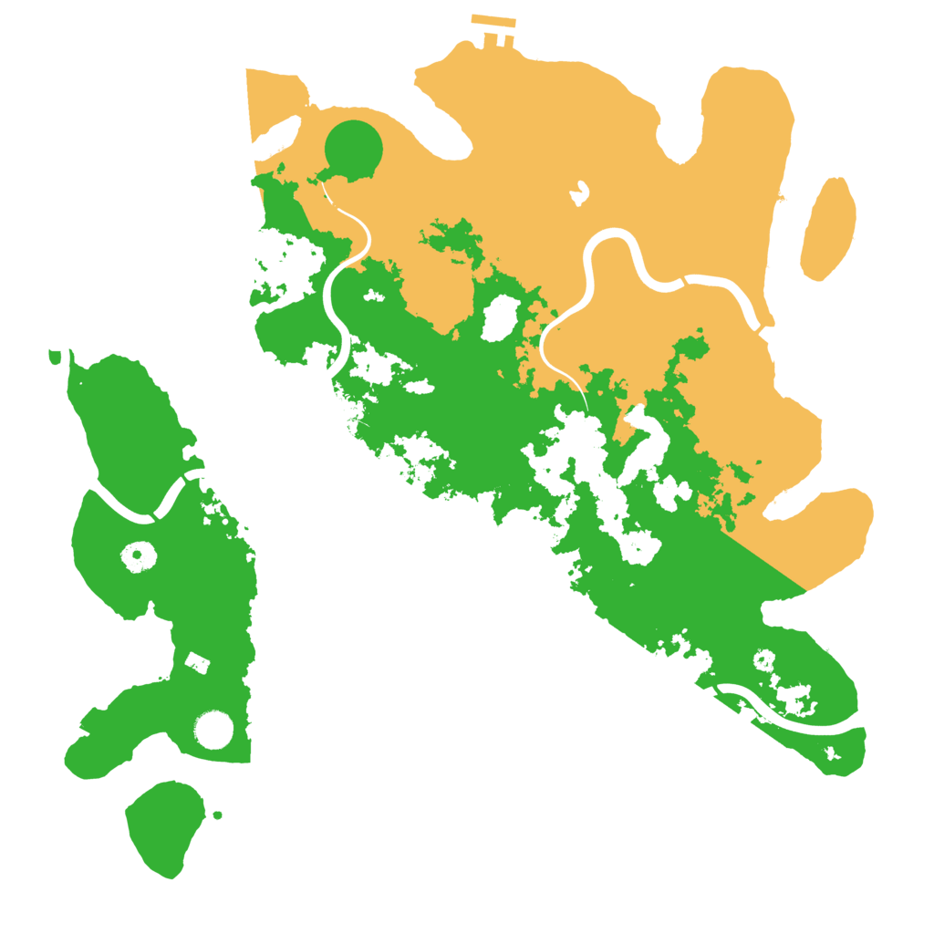 Biome Rust Map: Procedural Map, Size: 4250, Seed: 185420811