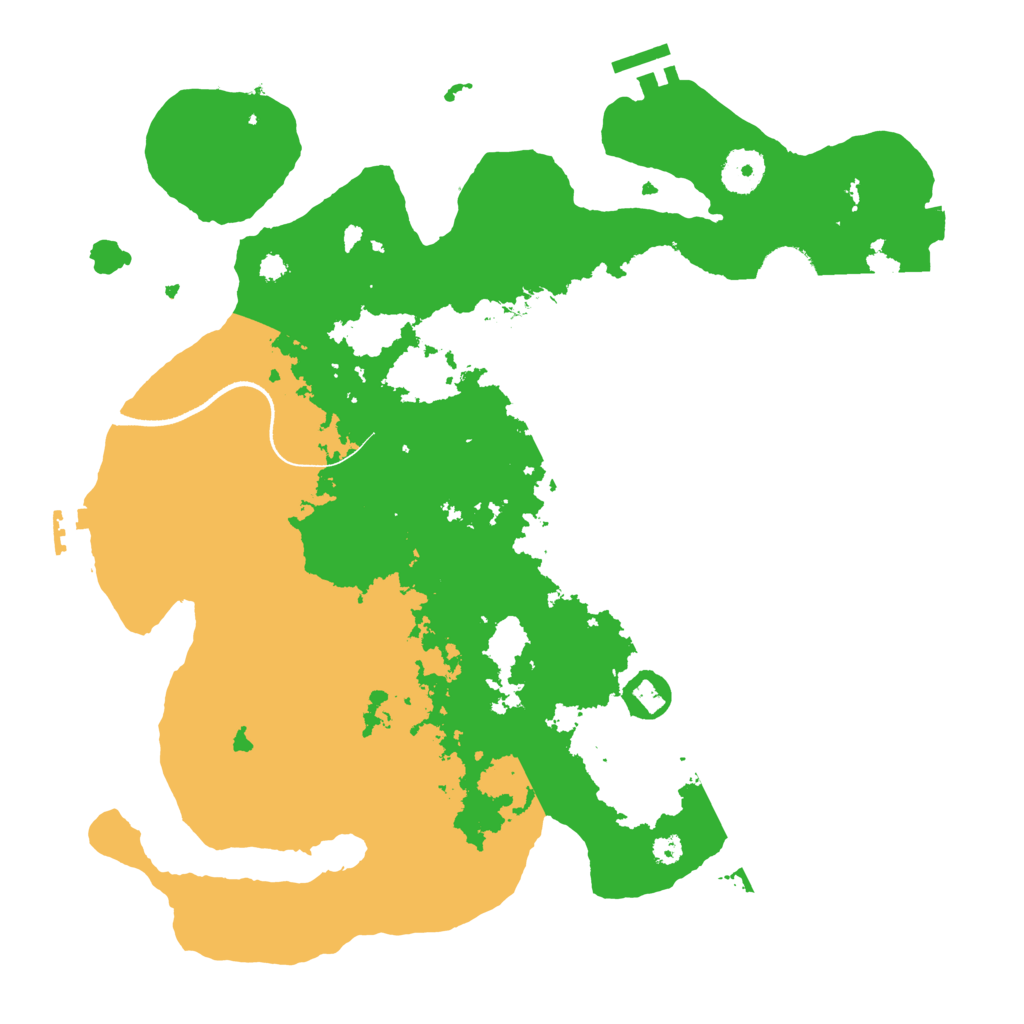 Biome Rust Map: Procedural Map, Size: 3500, Seed: 10898053