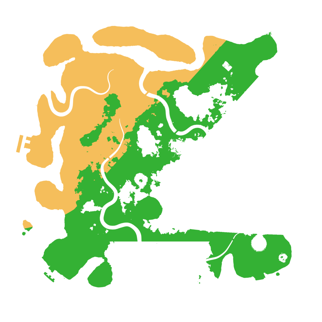 Biome Rust Map: Procedural Map, Size: 3700, Seed: 767743629