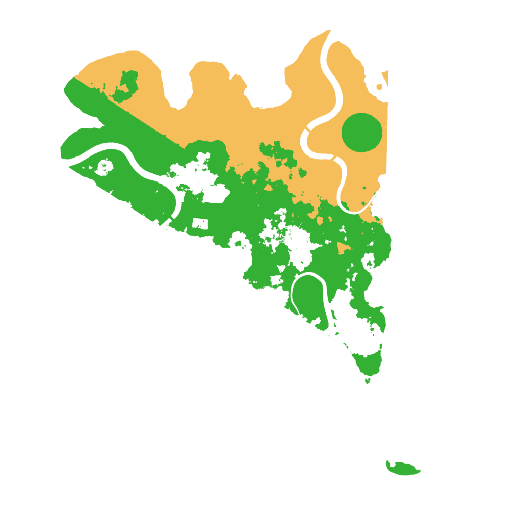 Biome Rust Map: Procedural Map, Size: 3500, Seed: 689052379