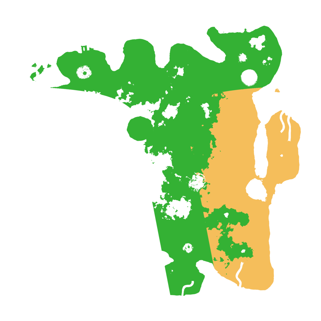 Biome Rust Map: Procedural Map, Size: 3500, Seed: 912273657