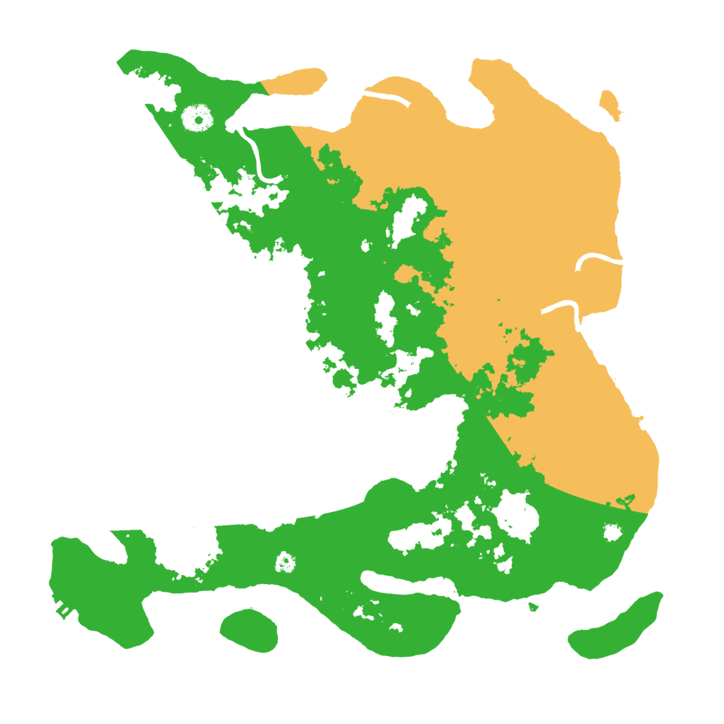 Biome Rust Map: Procedural Map, Size: 3696, Seed: 604154750