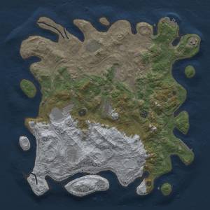 Thumbnail Rust Map: Procedural Map, Size: 4250, Seed: 311113, 18 Monuments