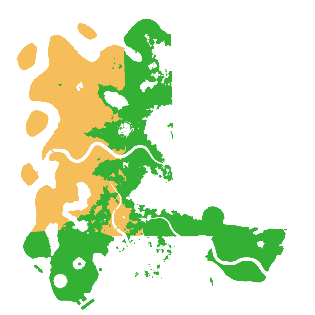 Biome Rust Map: Procedural Map, Size: 4000, Seed: 14921345