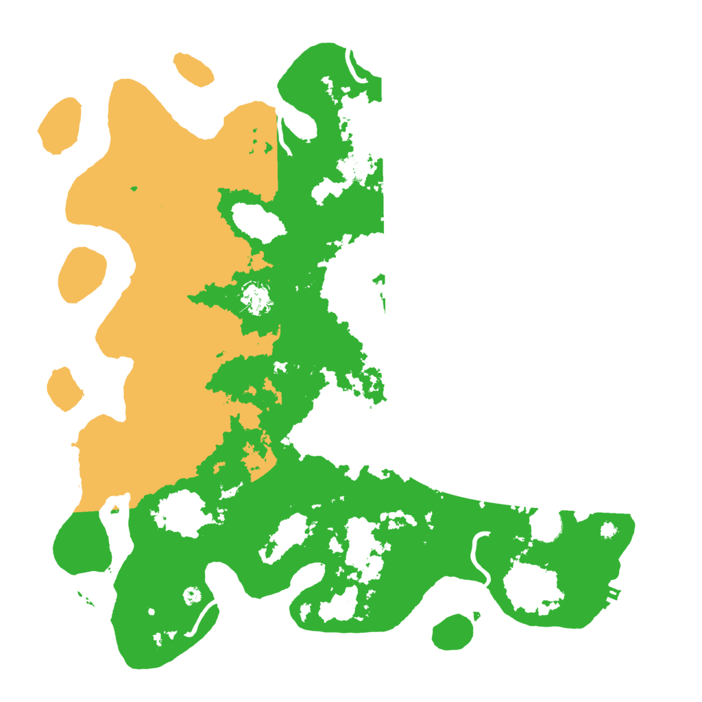 Biome Rust Map: Procedural Map, Size: 4000, Seed: 14921345