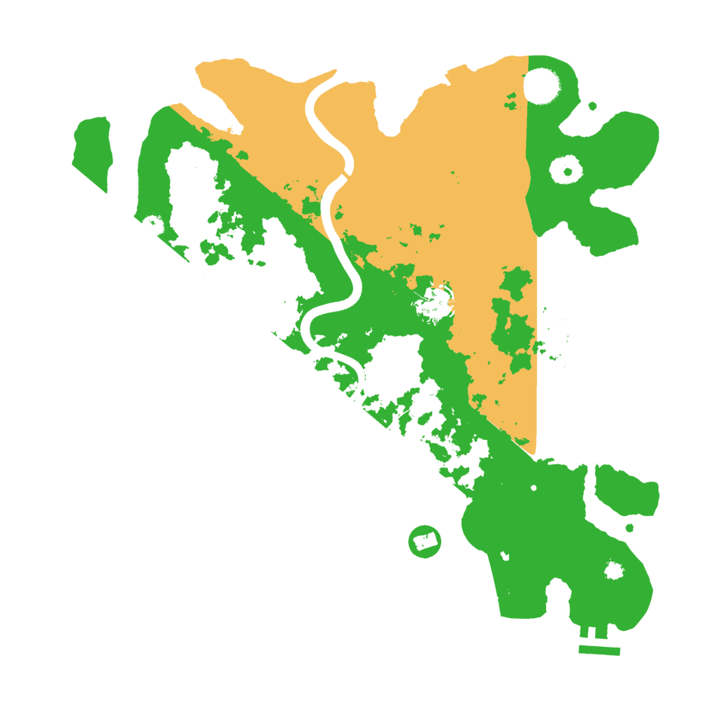 Biome Rust Map: Procedural Map, Size: 3500, Seed: 2088679082