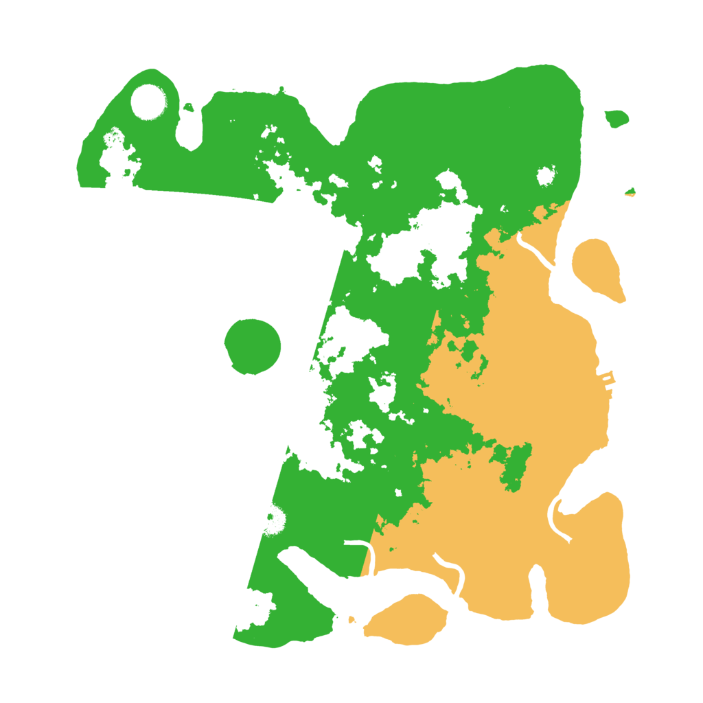 Biome Rust Map: Procedural Map, Size: 3500, Seed: 92596565