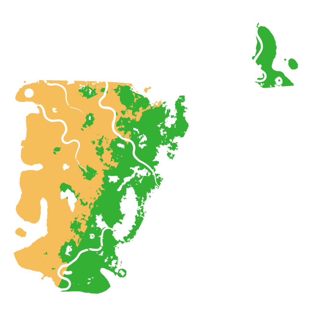 Biome Rust Map: Procedural Map, Size: 6000, Seed: 36643728