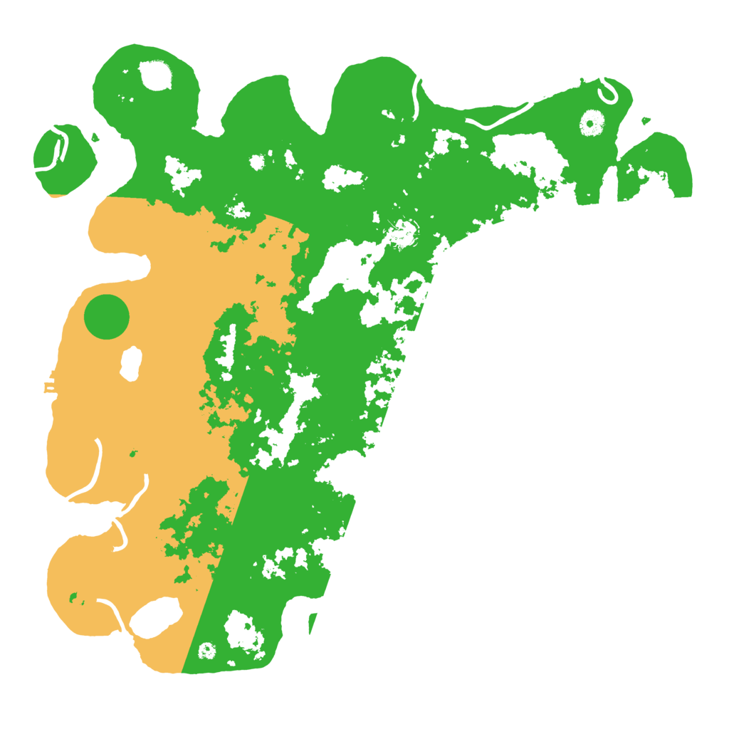Biome Rust Map: Procedural Map, Size: 4250, Seed: 83637956