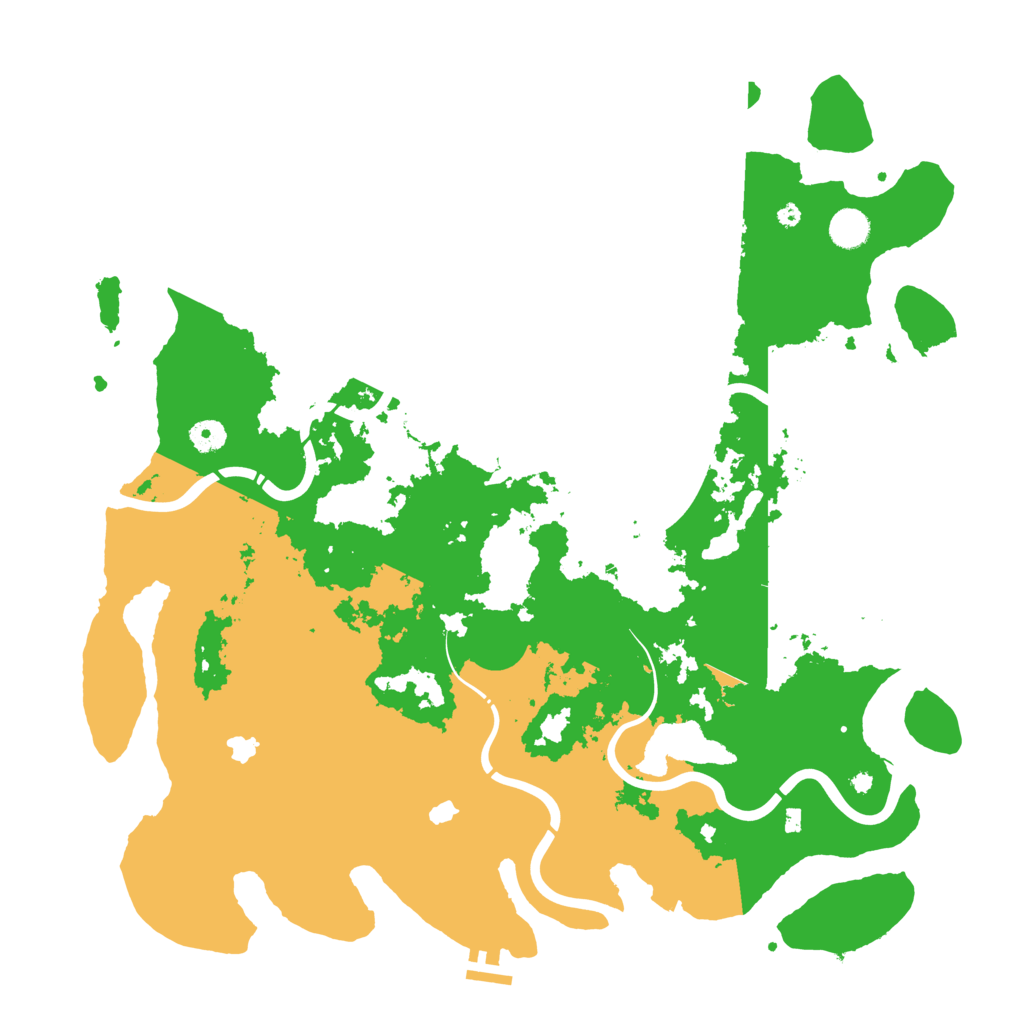 Biome Rust Map: Procedural Map, Size: 4500, Seed: 925867724