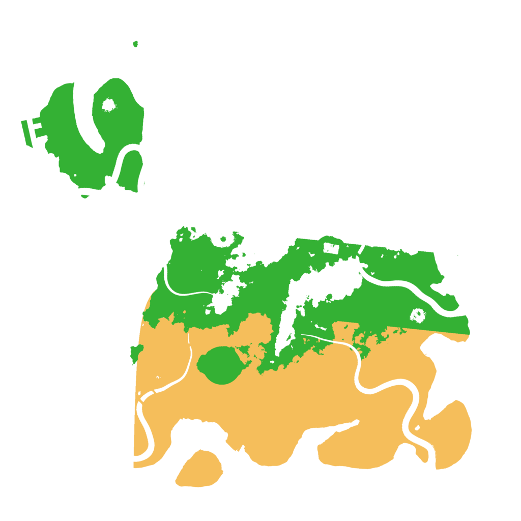 Biome Rust Map: Procedural Map, Size: 3600, Seed: 145227027