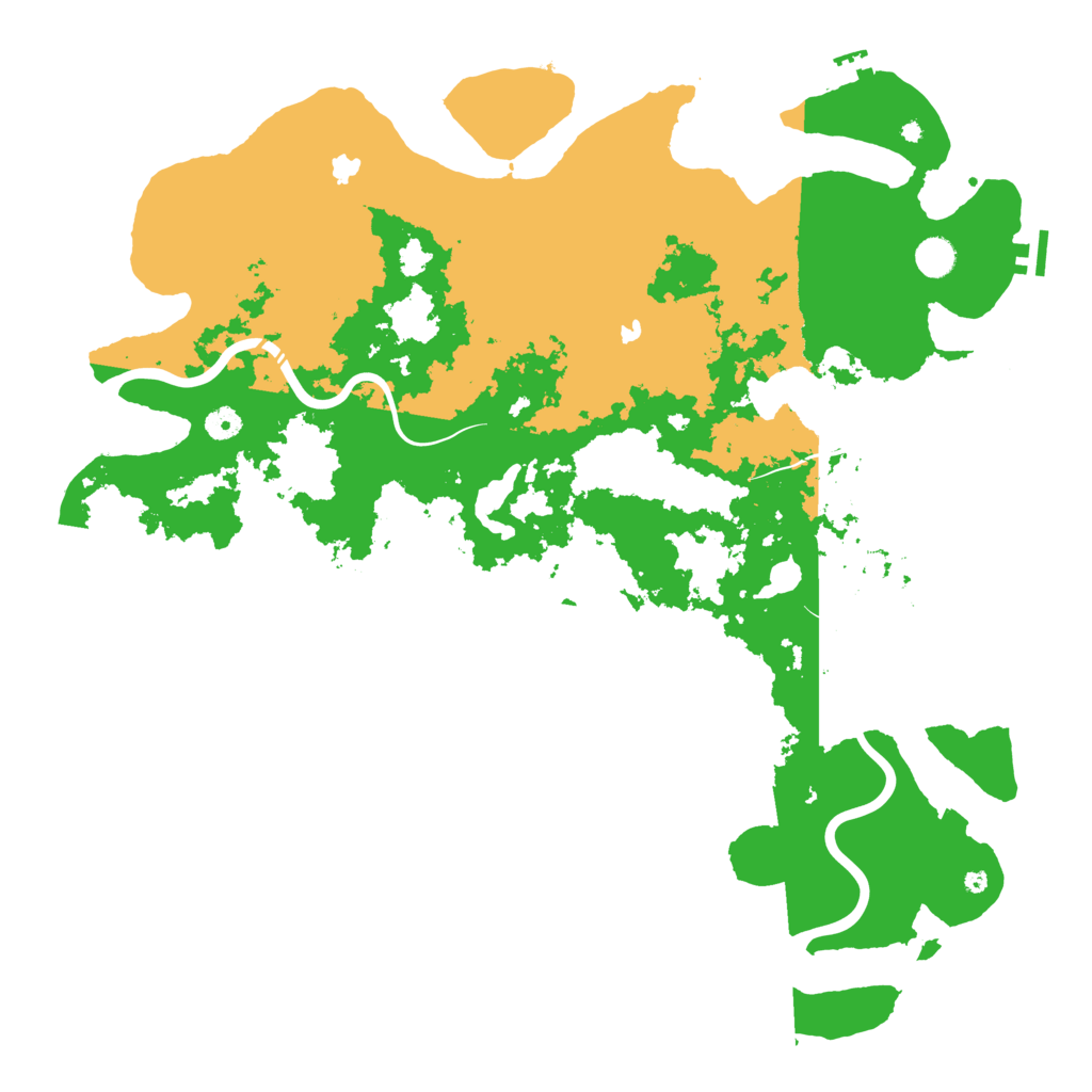 Biome Rust Map: Procedural Map, Size: 4800, Seed: 1223371773