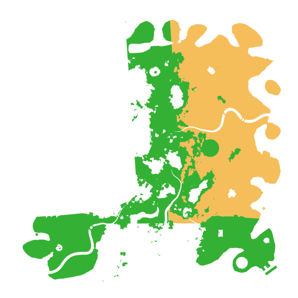 Biome Rust Map: Procedural Map, Size: 4500, Seed: 7102022