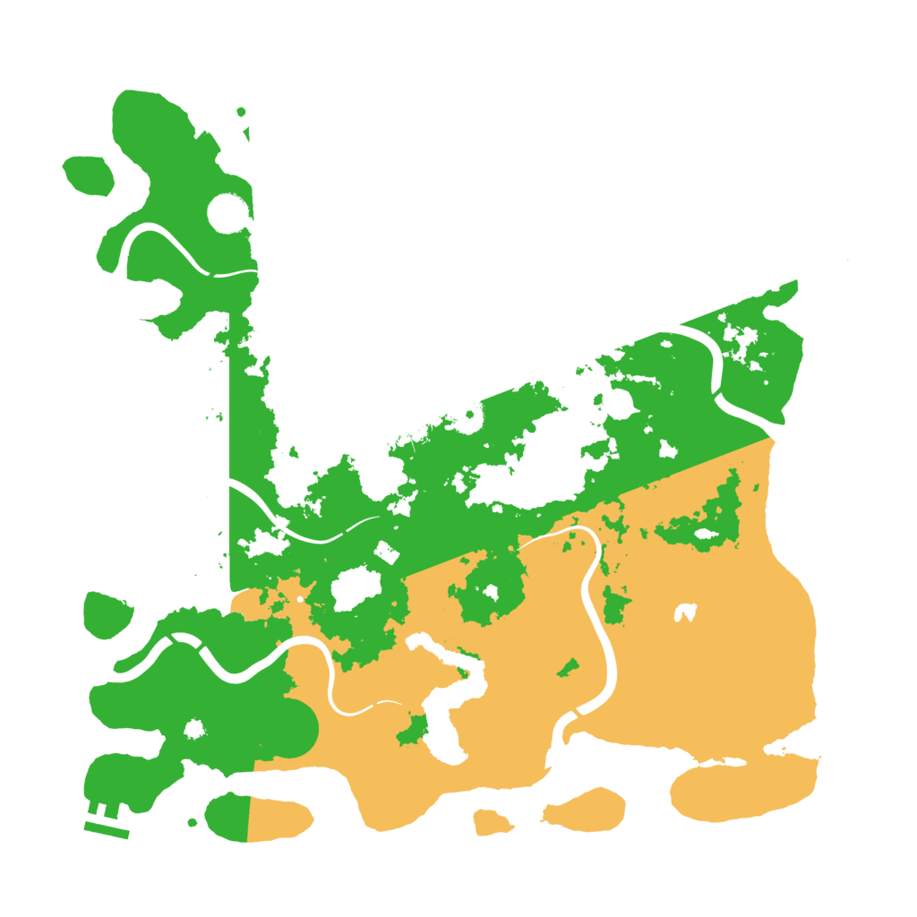 Biome Rust Map: Procedural Map, Size: 4100, Seed: 327050865