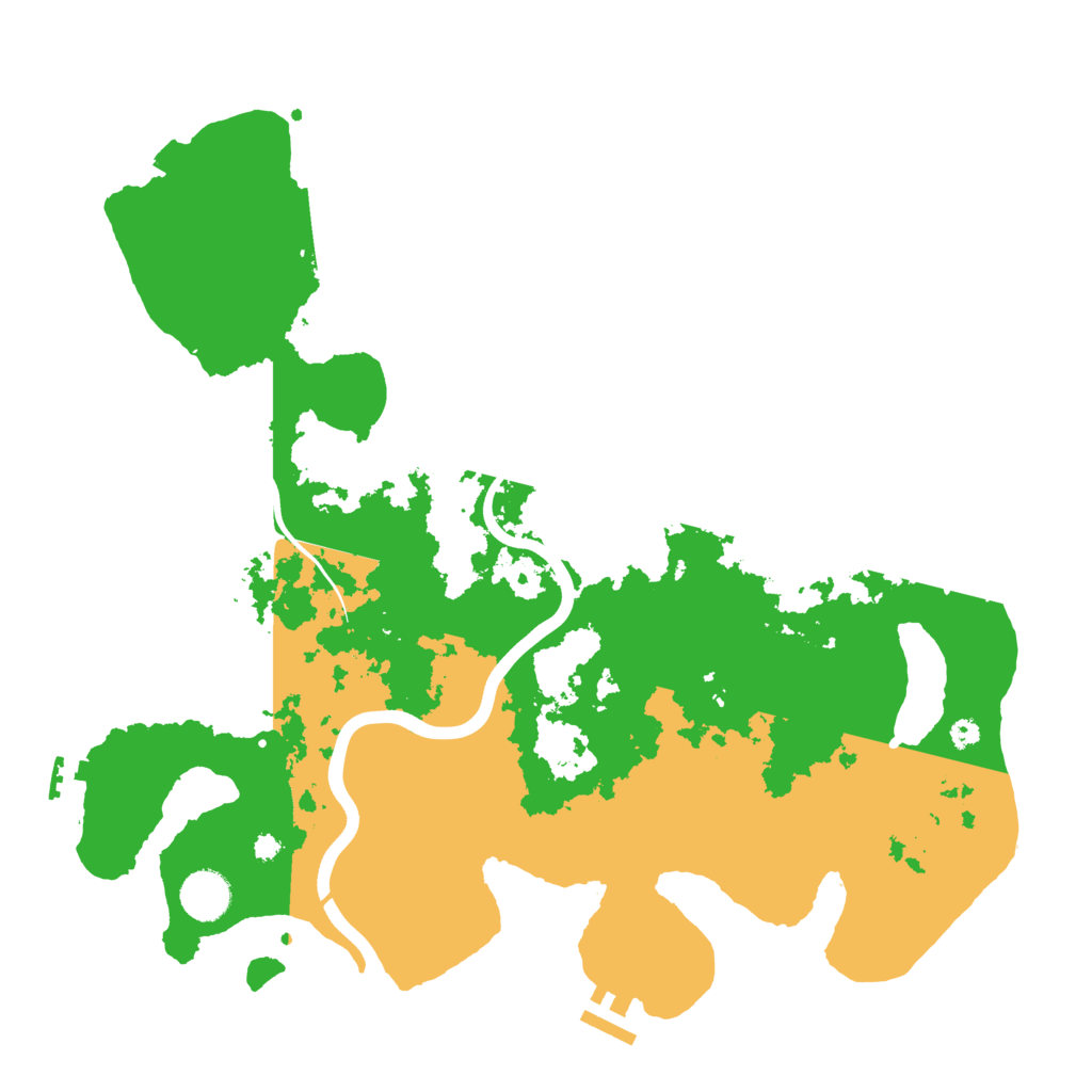 Biome Rust Map: Procedural Map, Size: 3800, Seed: 1605905496