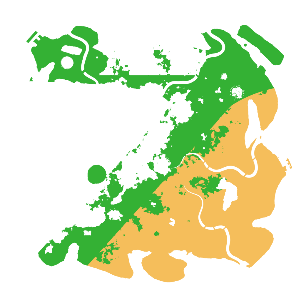 Biome Rust Map: Procedural Map, Size: 4300, Seed: 1681758152
